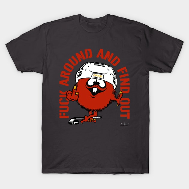 FUCK AROUND AND FIND OUT CHICAGO T-Shirt by unsportsmanlikeconductco